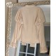 Miss Point Classic Chocolate Juliet Sleeve Blouse(Reservation/4 Colours/Full Payment Without Shipping)